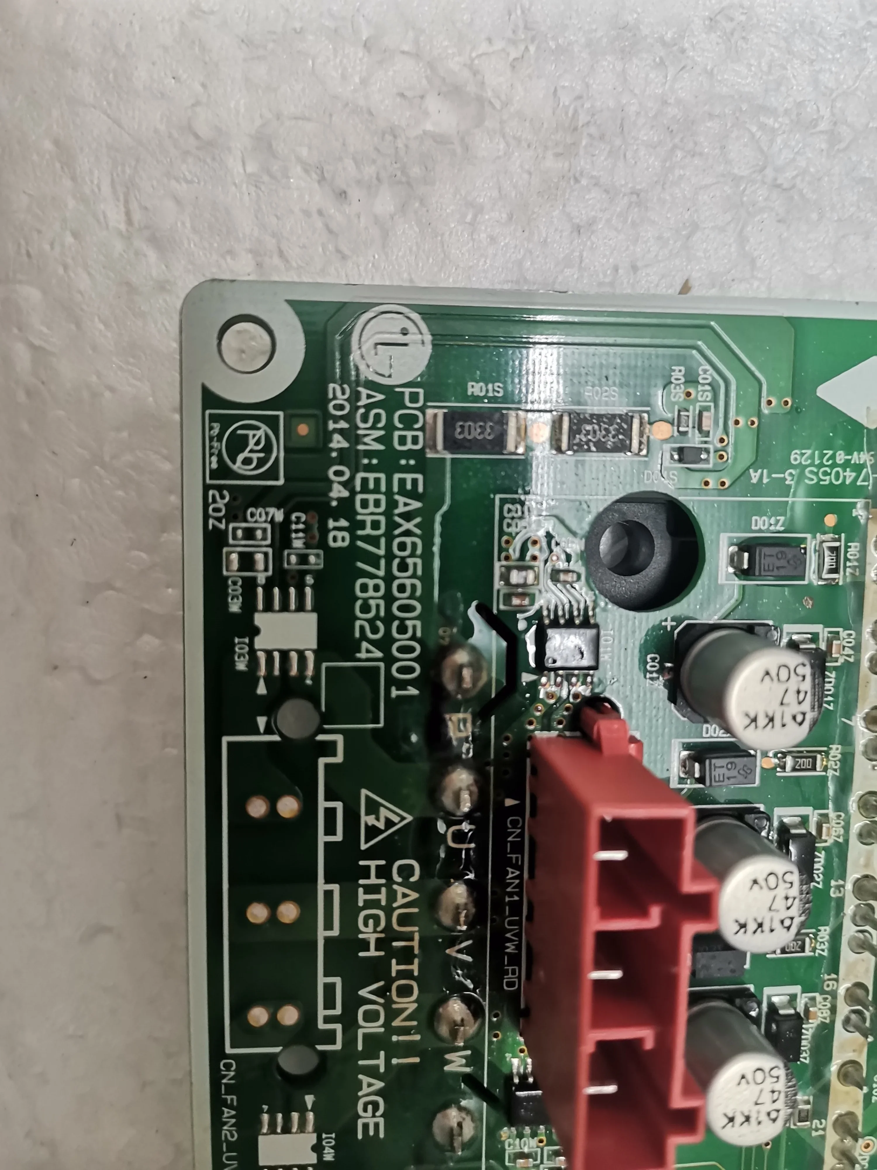 سوي لوحدة تحويل تردد تكييف الهواء EBR77852401 EBR77852407 EBR778524 EAX65605001 لوحة محرك جديدة