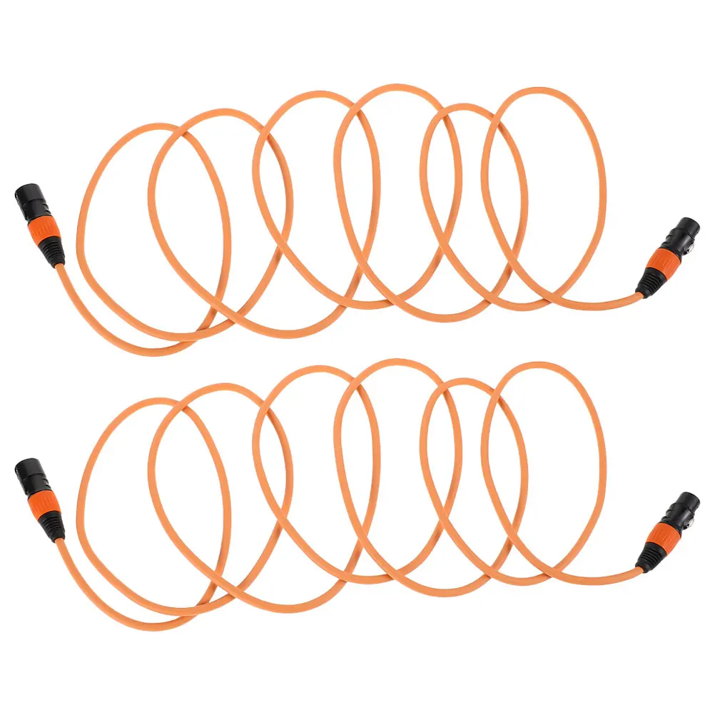 

2Pcs Microphone XLR Cables Small Profile Male to Female Audio Cable Low Profile XLR Cable for Mixer Mic Recording Studio