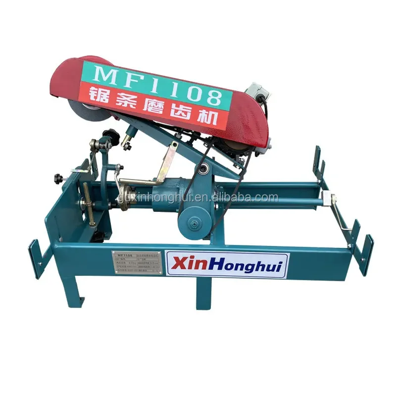 MF1108 15-100mm width auto feeding bandsaw blade sharpener grinding machine tct band saw blade sharpening machine