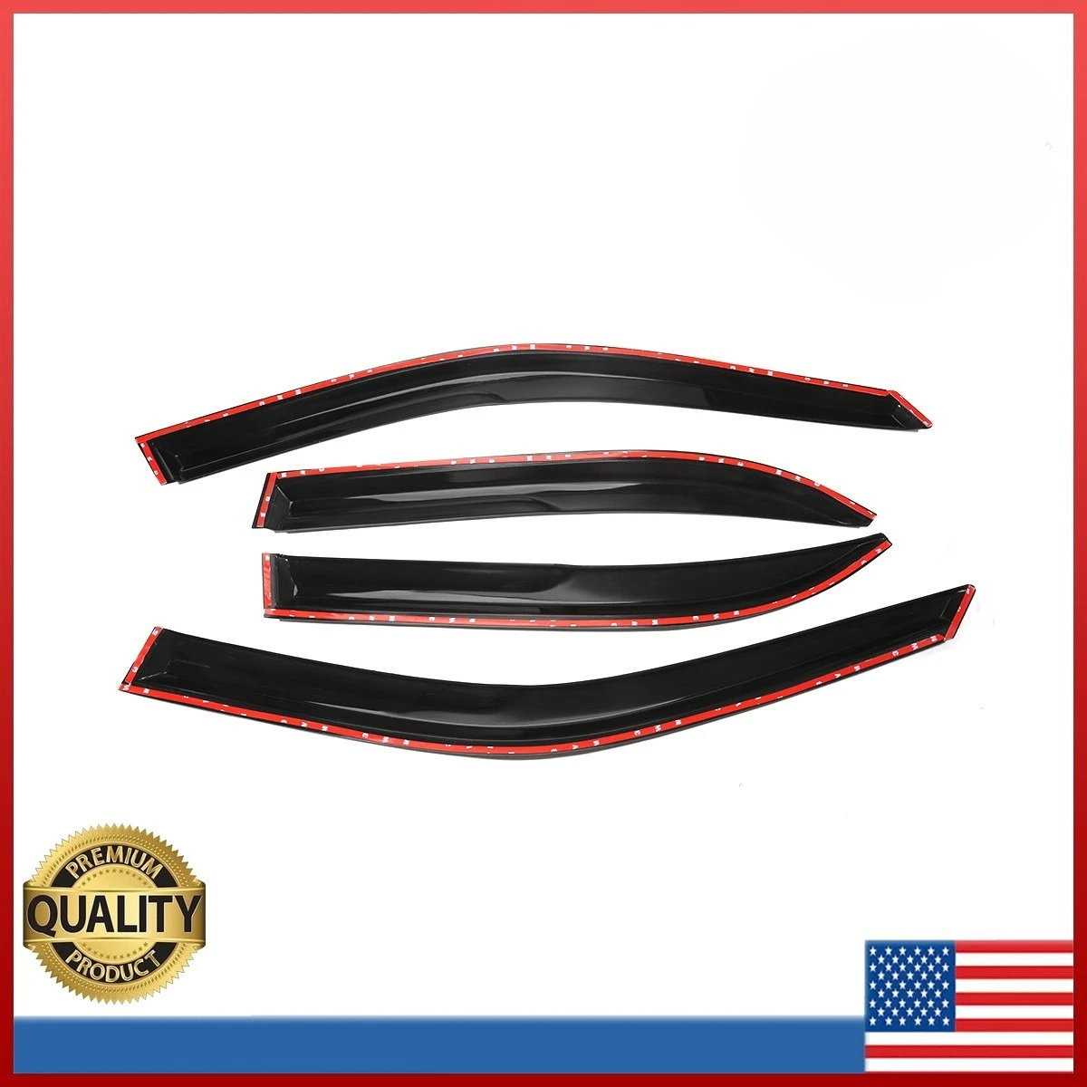 

For 1993-1997 Toyota Corolla JDM Mugen Style Window Vent Visor Sun Rain Guards
