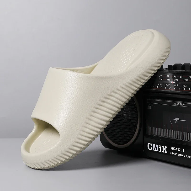 

Летние парные тапочки из ЭВА, брендовая мужская непромокаемая обувь, мужские уличные удобные сандалии высокого качества, мужская нескользящая пляжная обувь