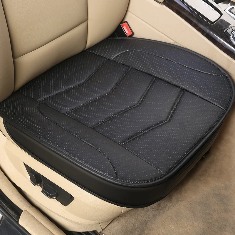 PU Leather Car Seat Cover Universal Seat Anti-slip Anti-fouling Protective Cushion Classic Car Seat Styling Accessories