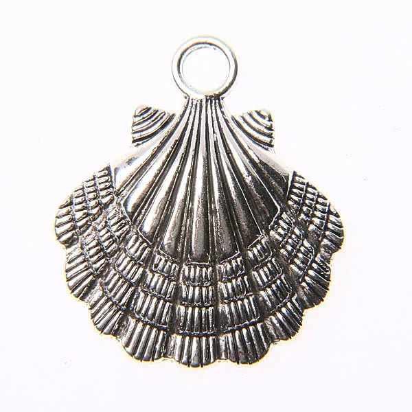 30mm Tibetan Silver Plated Big Cameo Shell Charm Pendants 10pcs EF3574 Charms for Jewelry Making