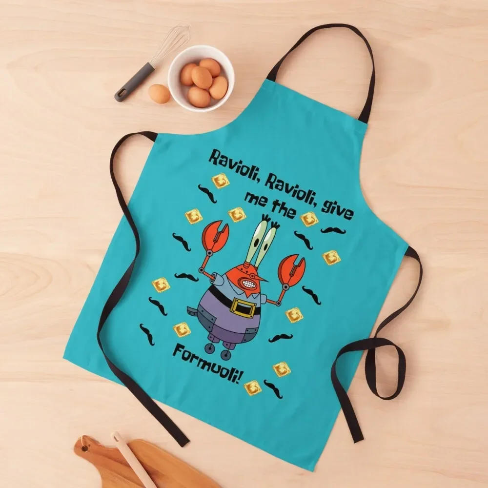 

Ravioli Ravioli! Apron Salon Kitchen on the wall Home and kitchen products For Kitchen Women Apron