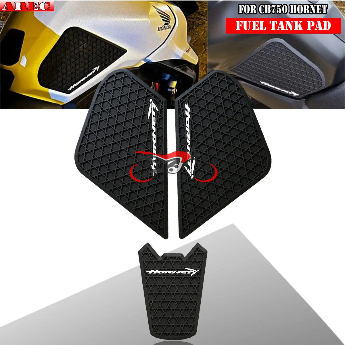 Anti-slip Tank Pads Sticker Side Gas Knee Grip Traction Pad For Honda CB750 2023 2024 2025 2026 Hornet Modification Tank Pad