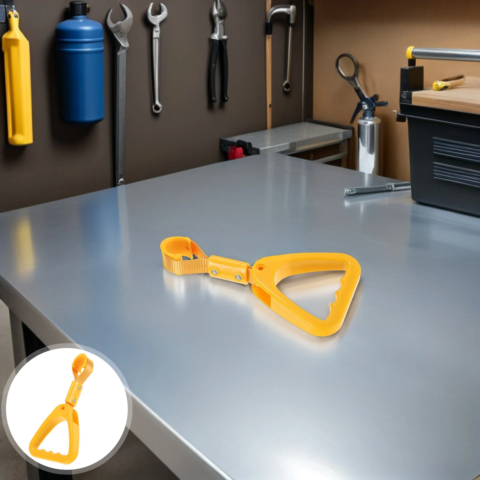 

2pcs TrashCanLidHandle CarAssistPullRing NylonPlastic AdjustableSize HeartShaped BusHandStraps VehicleSubway SturdyDurable