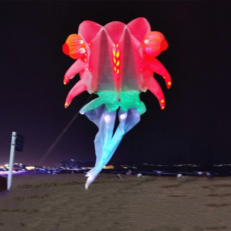 

Large led kites flying for adults kites led octopus kites inflatable games jellyfish kites Outdoor toys goldfish kites 3d kite