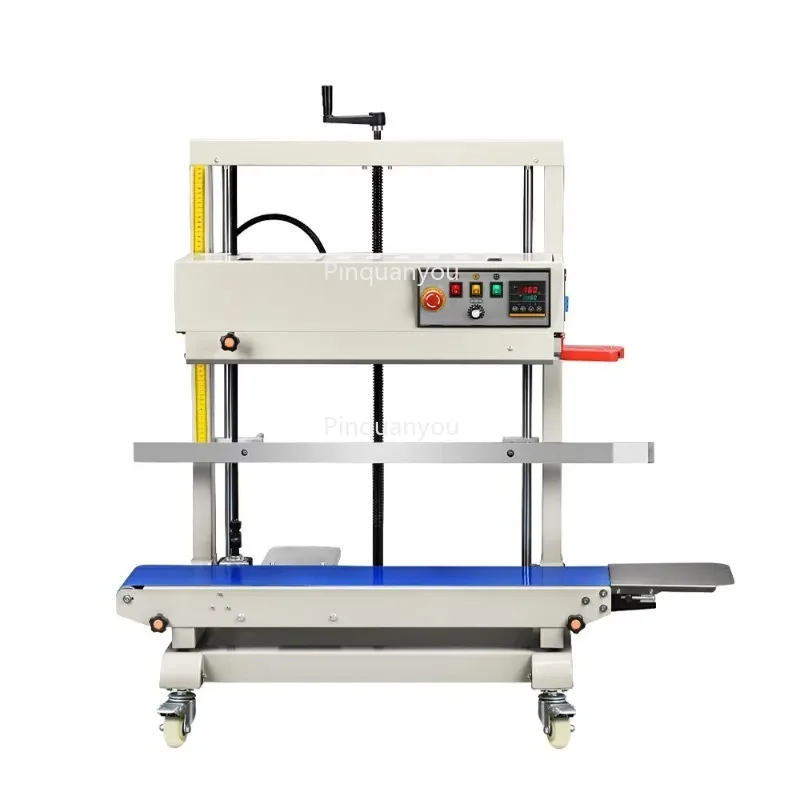 

Semi-Automatic Heavy-Duty Continuous Band Sealer for Large Plastic Bags Foil Film Vertical Heat Sealing Machine