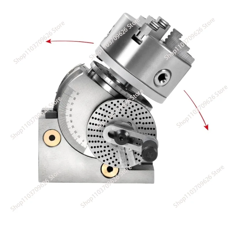 CNC Horizontal Vertical Universal  Indexing Table Rotary Table Dividing Head  3-Jaw Lathe Chuck CNC Milling Tools