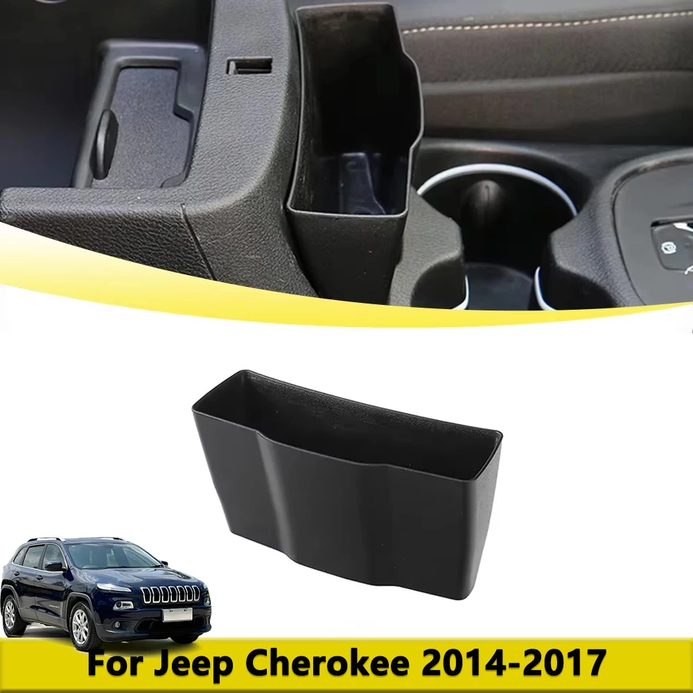 

Органайзер для хранения подлокотника центральной консоли для Jeep Cherokee 2014-2017, органайзер для подлокотника, контейнер, аксессуары для интерьера