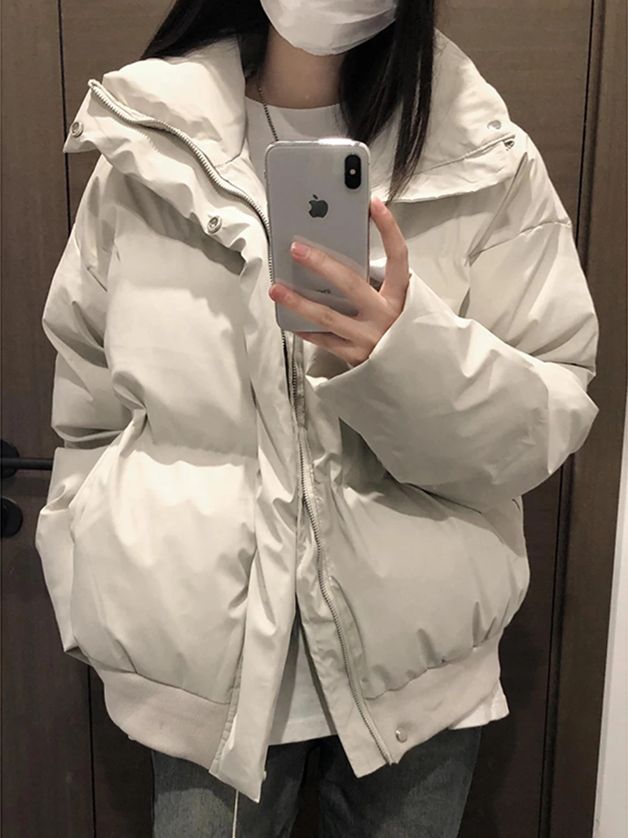 

Мужская зимняя куртка из хлопка с воротником-стойкой, утепленная, стильная, теплая, модная верхняя одежда