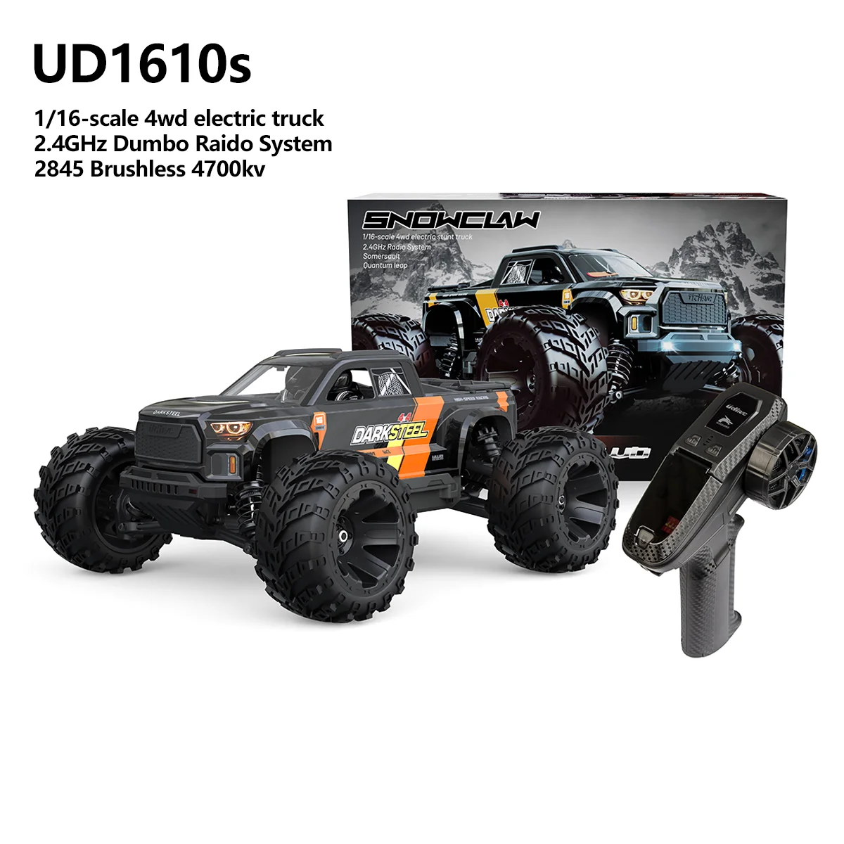 1/16 UDIRC Modello UD1610s Brushless RC Crawler 80 km/h Ad Alta Velocità di Controllo Remoto Auto Flip Fuoristrada Arrampicata Veicolo Giocattolo per Adulti