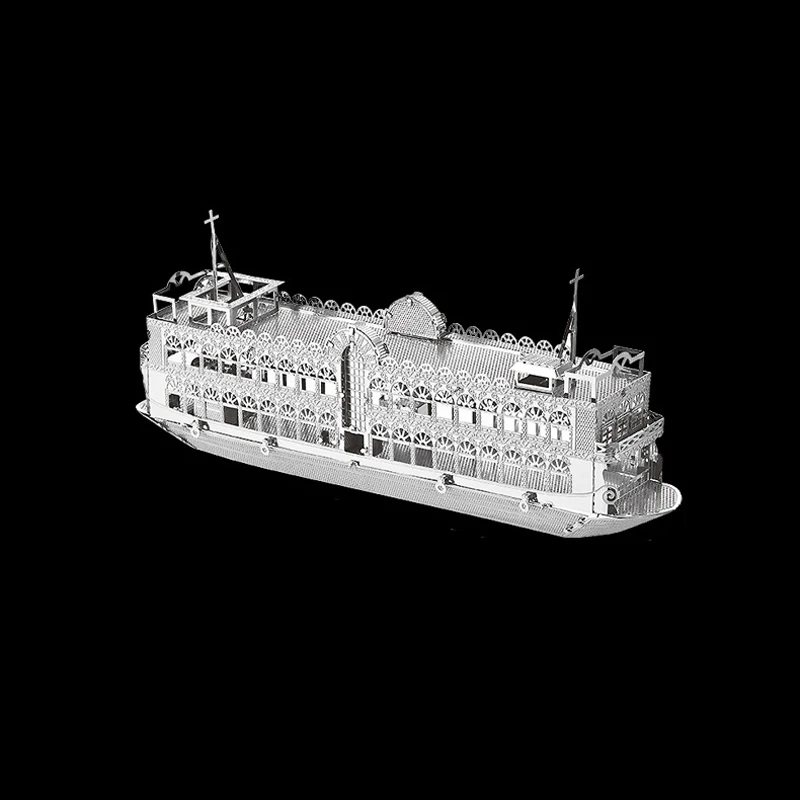 3D Metal Puzzle Hong Kong Bauhinia Cruise Line model KITS Assemble Jigsaw DIY Puzzle Gift Toys For Children