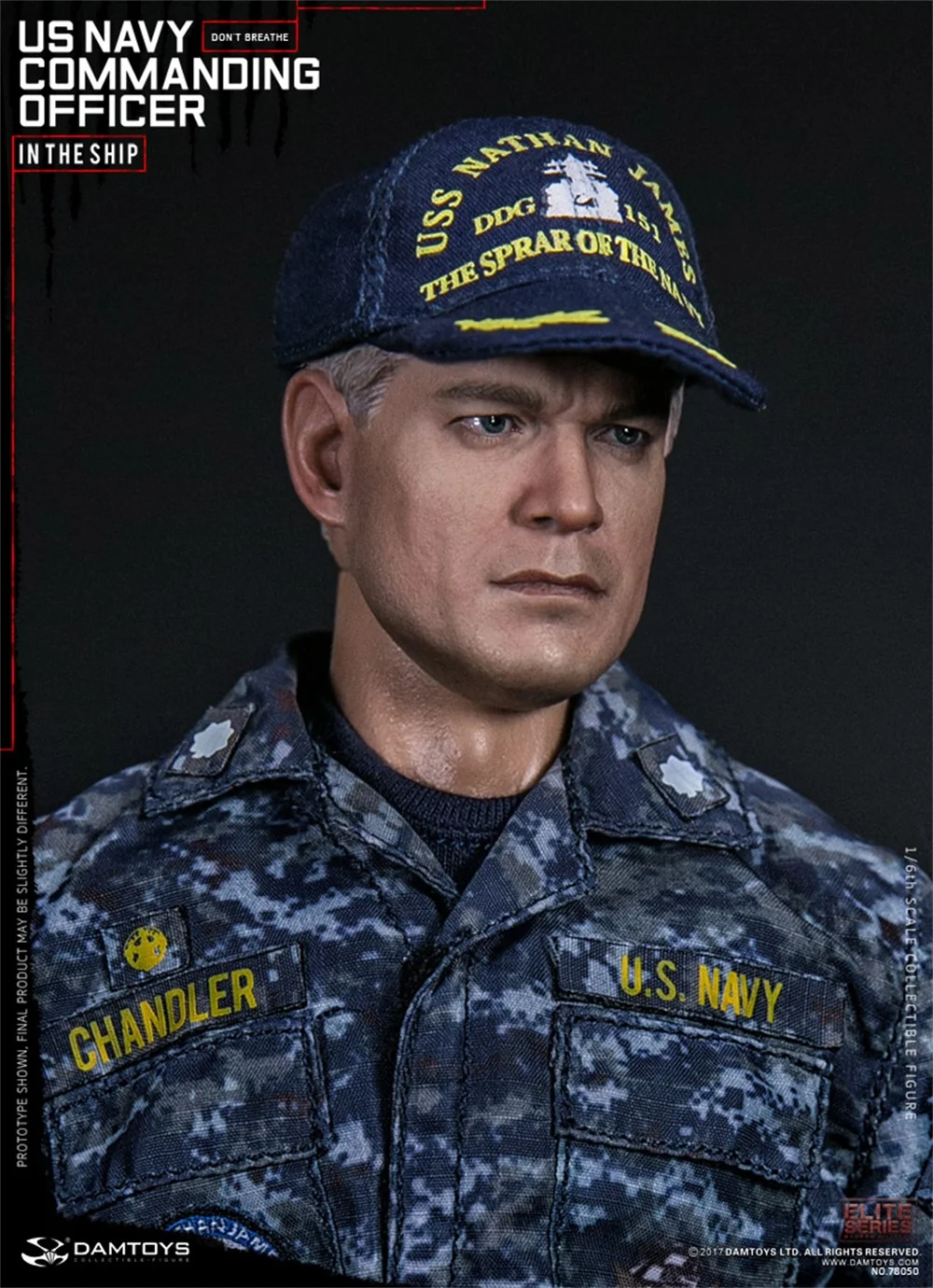 1/6th DAMTOYS DAM 78050 US. Soldier Boat Survivor Male Head Sculpt Carving Baseball Caps Accessories For 12