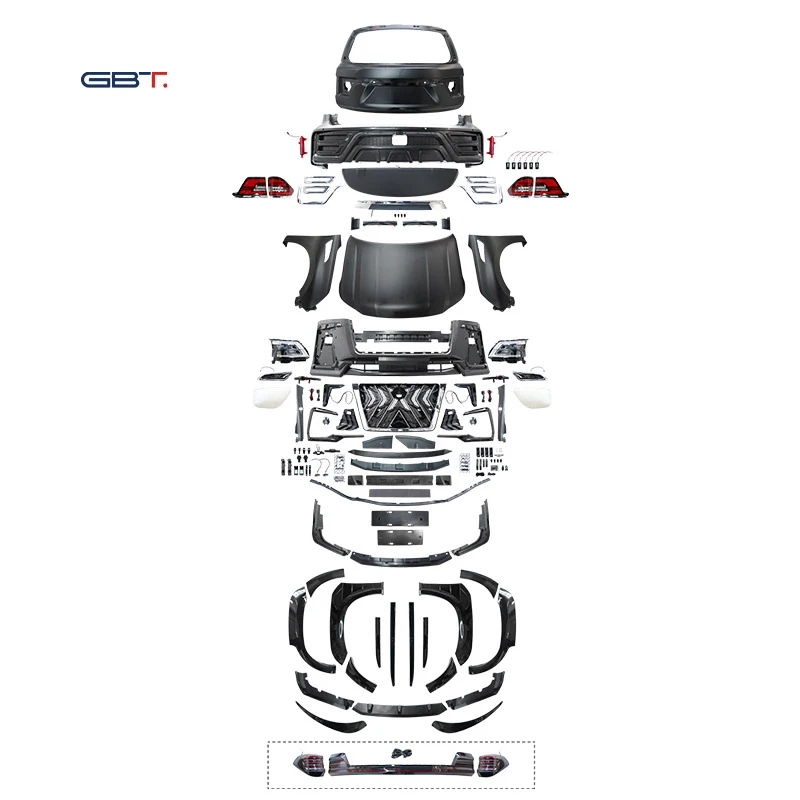 ZAIQU Brand Patrol Y62 Upgrade Bodykit Black Hawk Style Grill Front Rear Bumper Light for 2010-2019 Nissan Patrol Y62 Accessorie