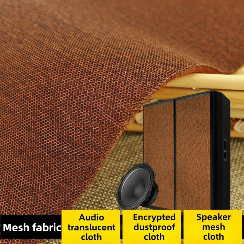 3D Speaker Mesh Fabric 2.5mm Thick By The Meter for Horn Cover Cinema Engineering Cloth Sewing Encrypted Thickened Black Gray