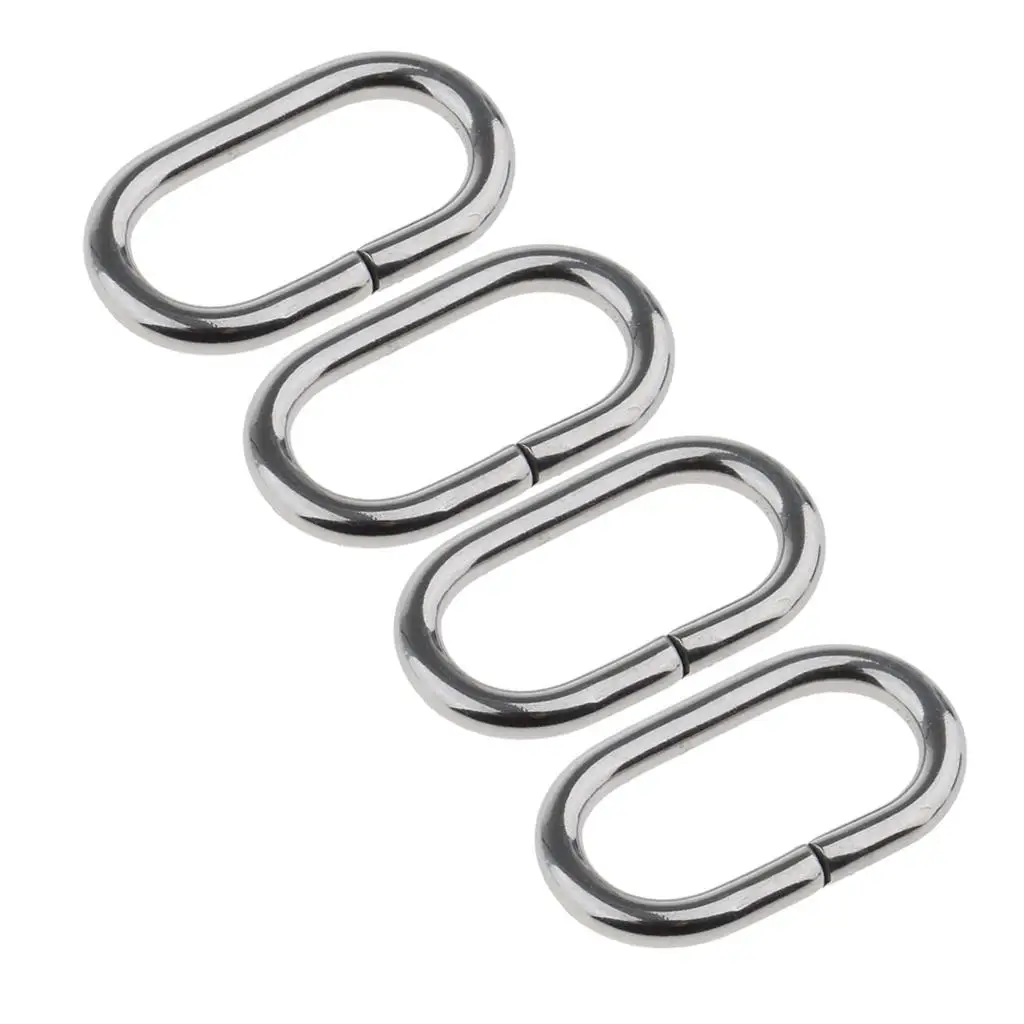 Watch Strap Loop Keeper Stainless Steel Ring Retainer Band Accessory for 18mm 20mm 22mm 24mm Watch Band Replacement