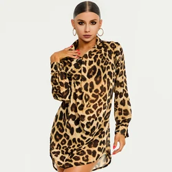 Leopard Black Mesh Latin Dance Shirt Women Long Sleeves loose Practice Clothing Rumba Cha Cha Dance Tops Sexy Dress DNV22271