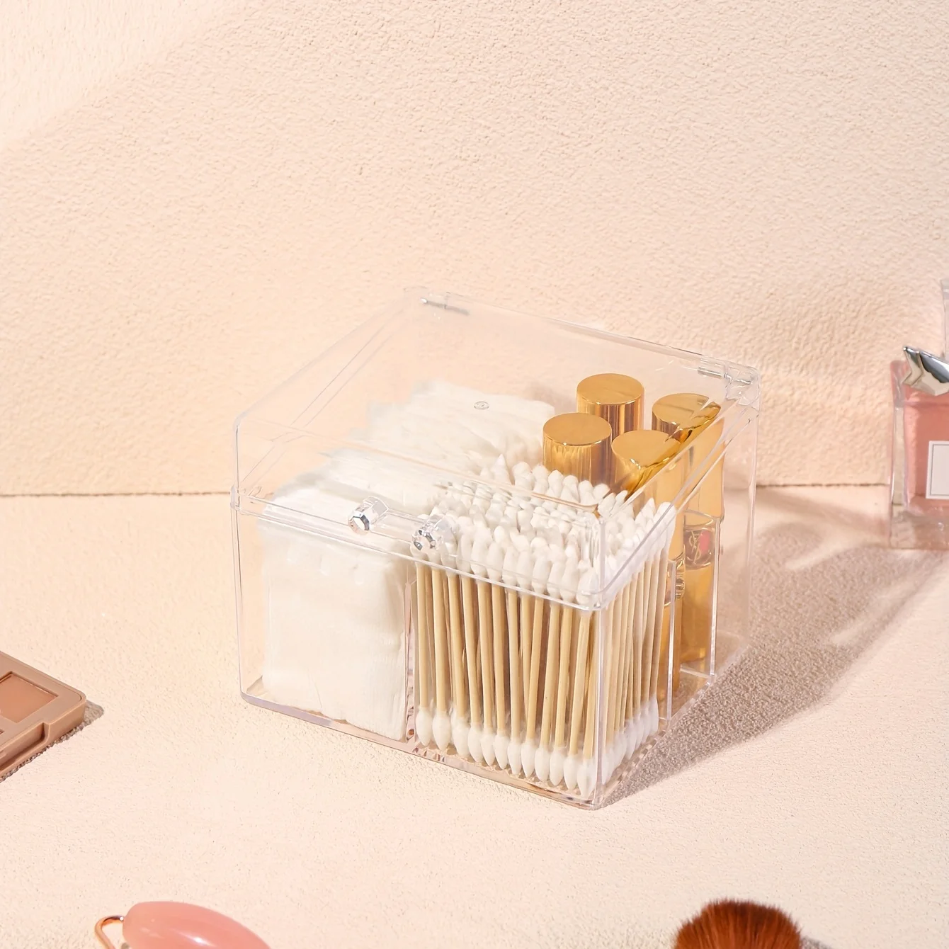 1pcs Multifunctional Cotton Swab StorageBox