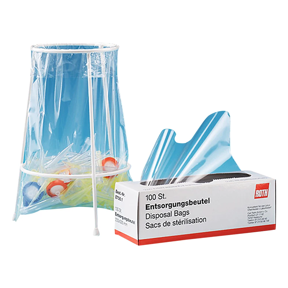 

Laboratory Small Desktop Trash Bag, DISPOSAL BAG, Wire Frame, Can Be Used To Collect Used Tips, Test Tubes, Vials