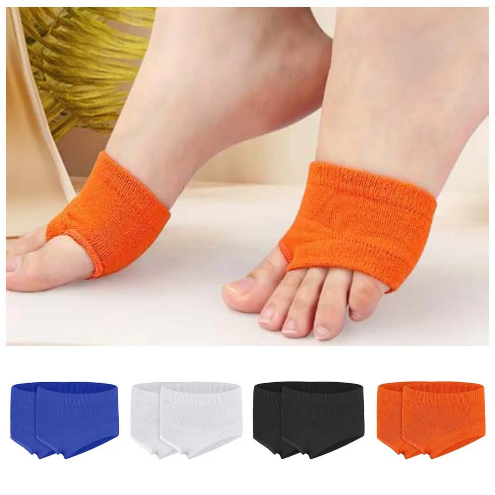 Cotton Forefoot Socks Comfort Padding Half Yard Insoles Toe Splitter Boat Socks Prevent Abrasion Support Forefoot