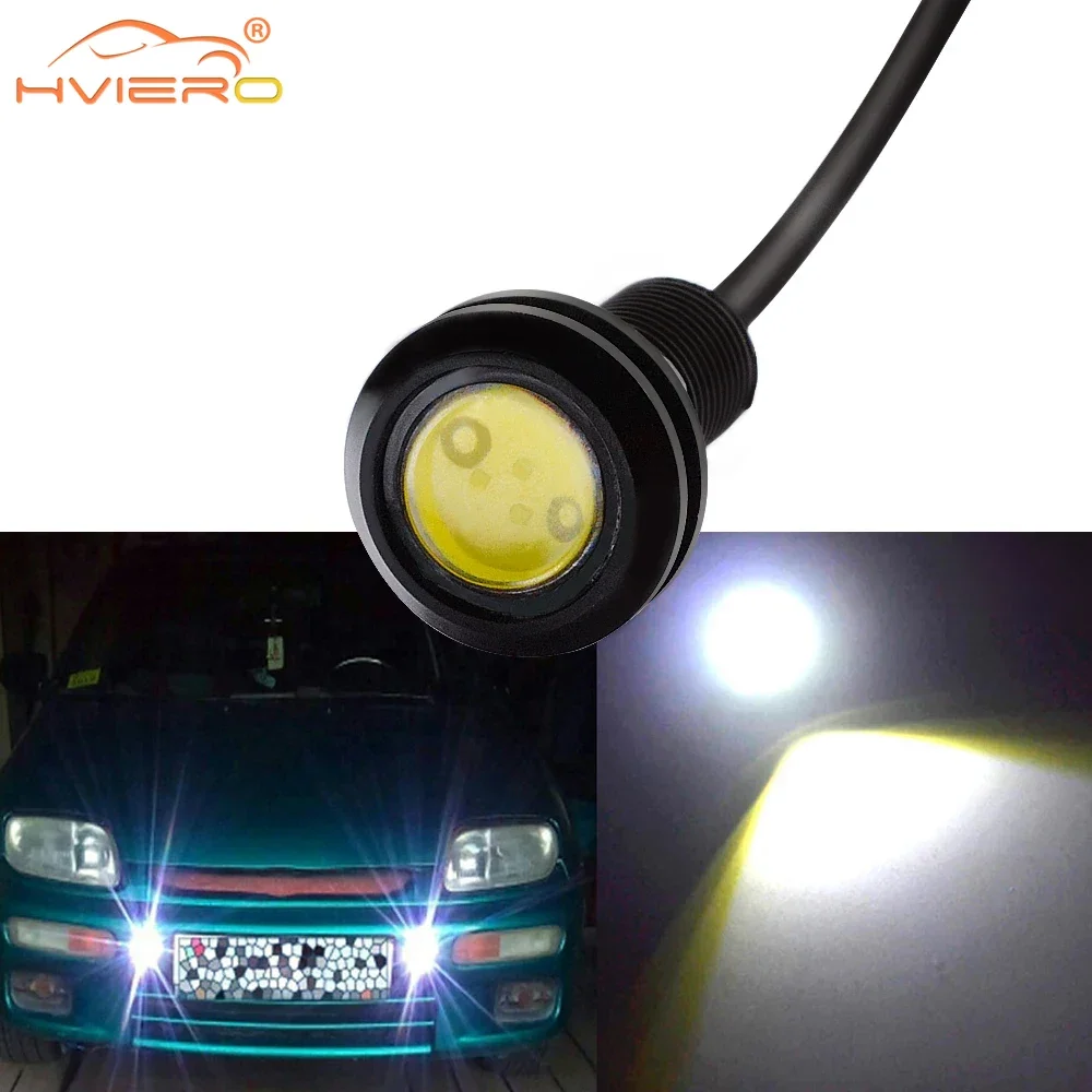 

18mm 23mm Auto DRL 12V Led Eagle Eye Bulb DayTime Running Turn Signal Lights Backup Reversing Parking Lamp Waterproof Fog Light