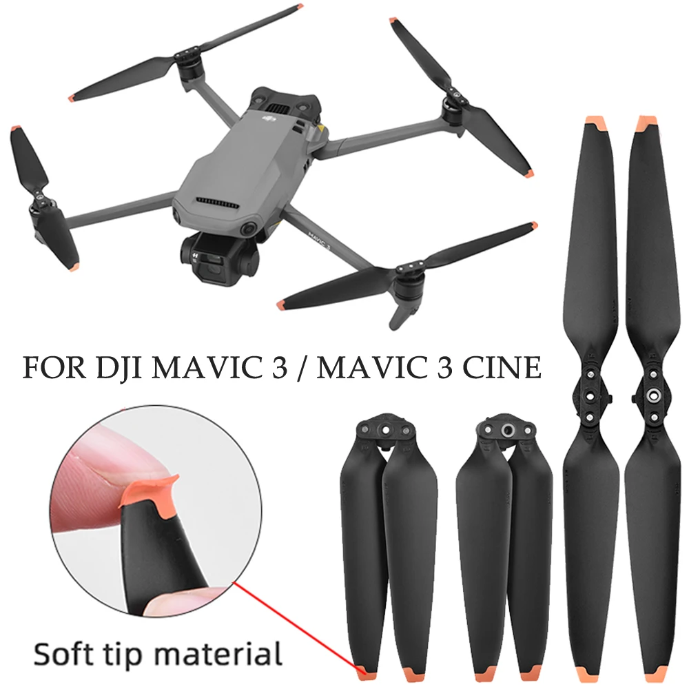 2Pairs For DJI Mavic 3/Mavic 3 CINE Propeller 9453F Props 9453 Propellers Blade For DJI Mavic 3/Mavic 3 CINE Drone Propeller New