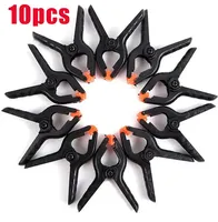 10pcs Spring Clamps Heavy Duty Plastic For Background Muslin Canvas Paper Chromakey Screen Clip Photo Studio Carpenter Tool