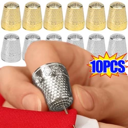 10/1PCS Retro Finger Protector Antique Thimble Ring Handworking Needle Thimble Needles Craft Household DIY Sewing Accessories