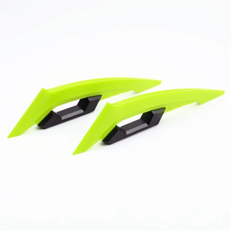 1 Pair Motorcycle Winglet Universal Aerodynamic Spoiler Wing Self-Adhesive Sticker Motorcycle Scooter E-Bikes Decoration