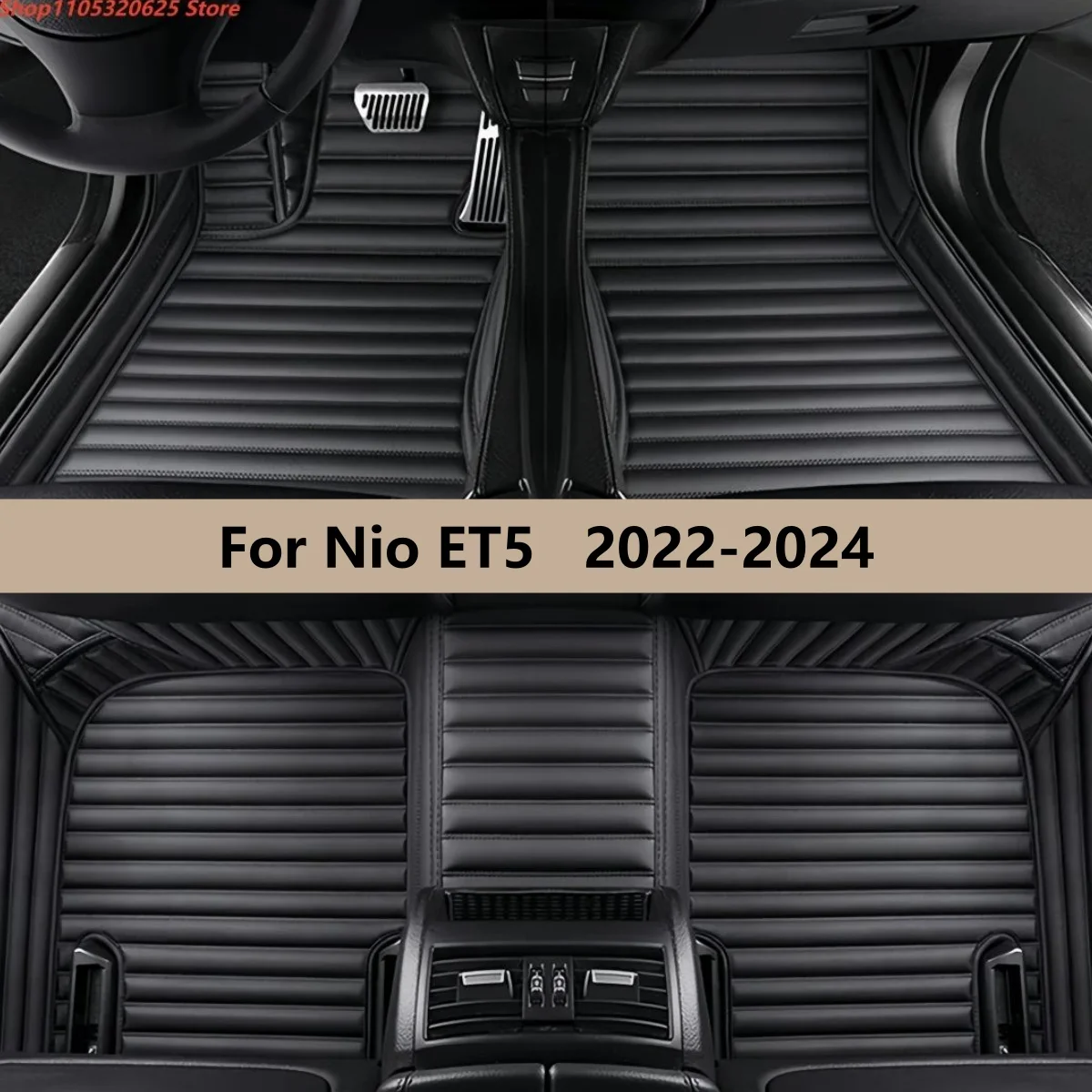 

Car Floor Mats For Nio ET5 2022 2023 2024 Auto Accessories Leather Waterproof Anti Slip Foot Carpet