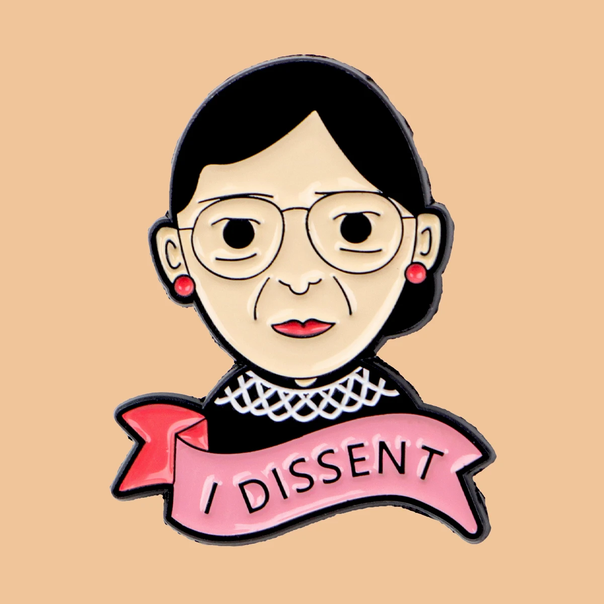

Grand Justices' Feminism Enamel Pins Cartoon Quotes Brooch Lapel Pin Badge on Backpack Clothing Accessories Fashion Jewelry Gift