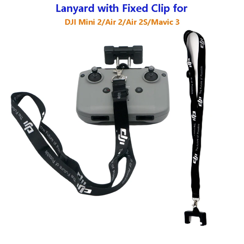 Remote Controller Lanyard NeckStrap with Fixed Clip Hook for DJI MINI 2 3 4/ Air 2S/Mavic Air 2/DJI Mavic 3 Drone Accessories