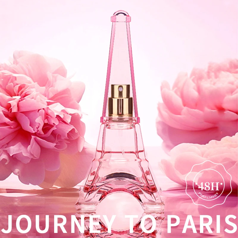 Women Romantic Paris Tower Lasting Fragrance Body Spray Bergamot Freesia Eau De Toilette Brand Fresh Natural Dating Perfume