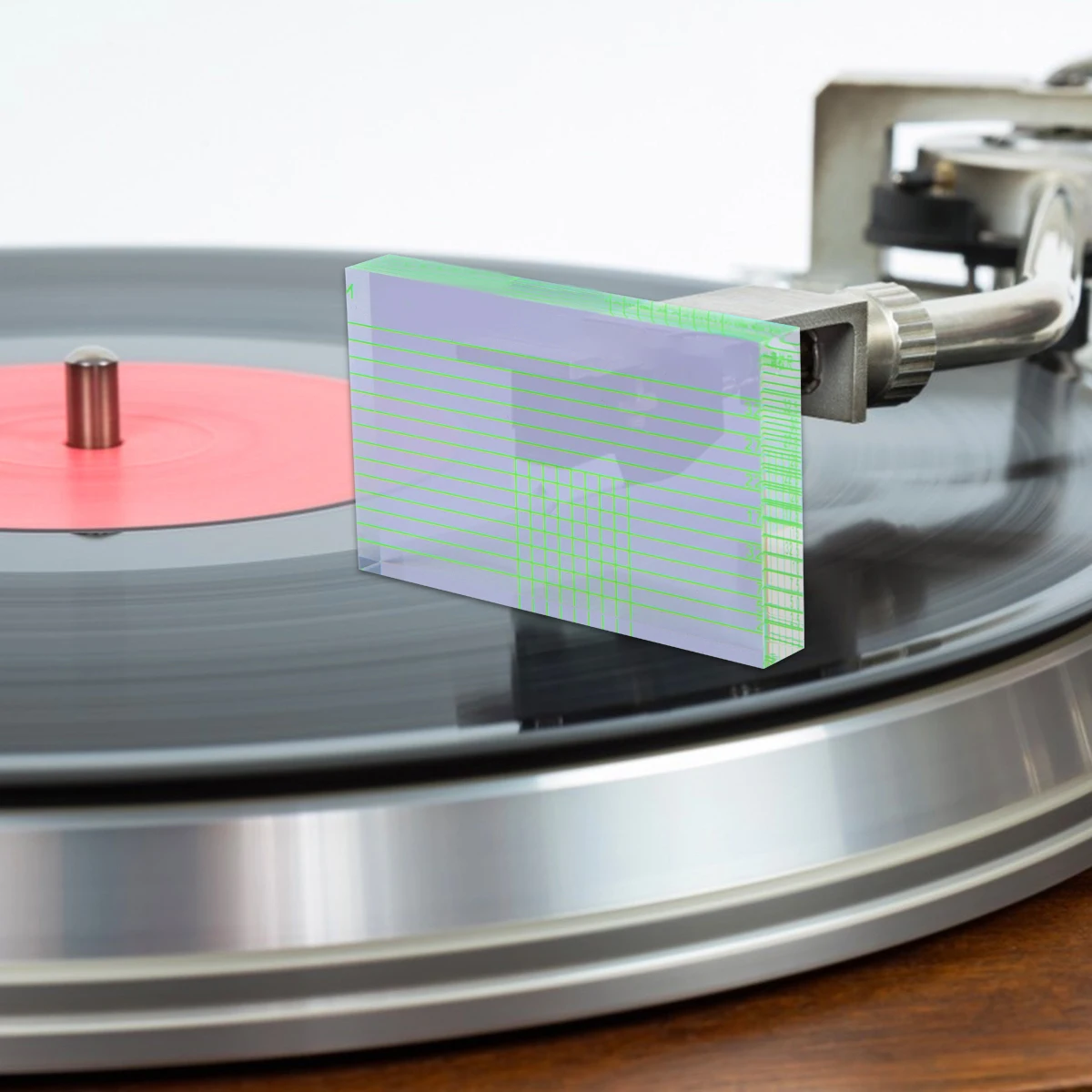 

Premium Vinyl Machine Adjustment Tools Player Ruler Azimuth Balancing Phonograph Horizontal for Repair