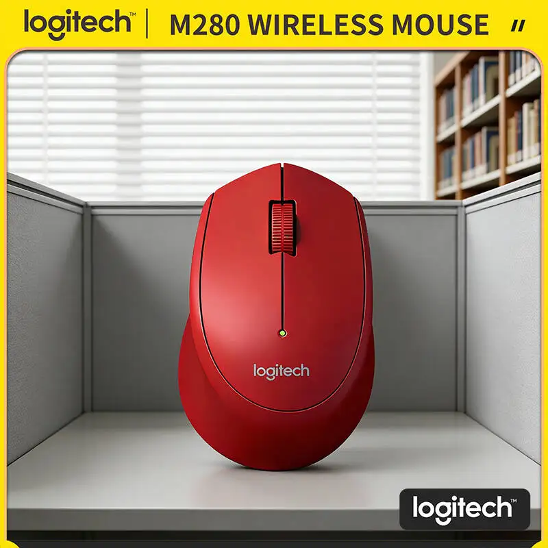 

Беспроводная мышь Logitech M280: эргономичный дизайн, комфортный захват, 18 месяцев автономной работы, радиус действия 10 м, для ПК, ноутбуков, Mac, Linux