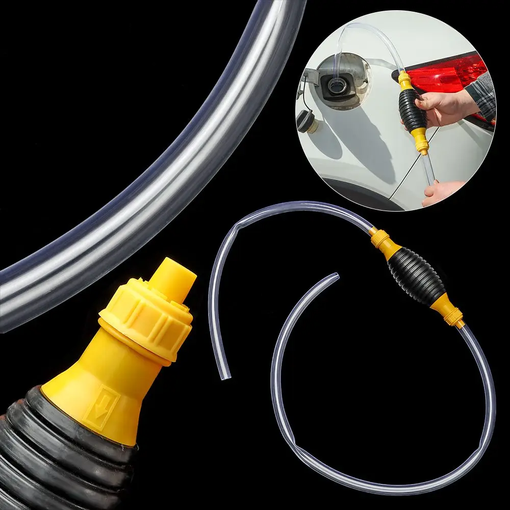 

Universal Car Manual Hand Siphon Barrel Pump Hose Fuels Petrol Syphon Transfer Oil Easy Tools
