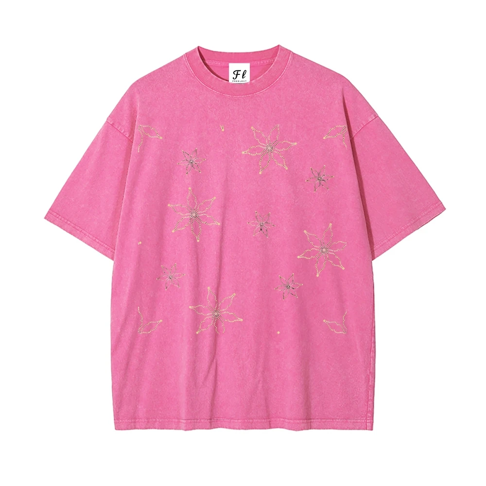 Y2k スタイル Tシャツ半袖洗浄 O ネックグラフィック Tシャツ原宿ストリート女性服ユニセックスカジュアルトップス