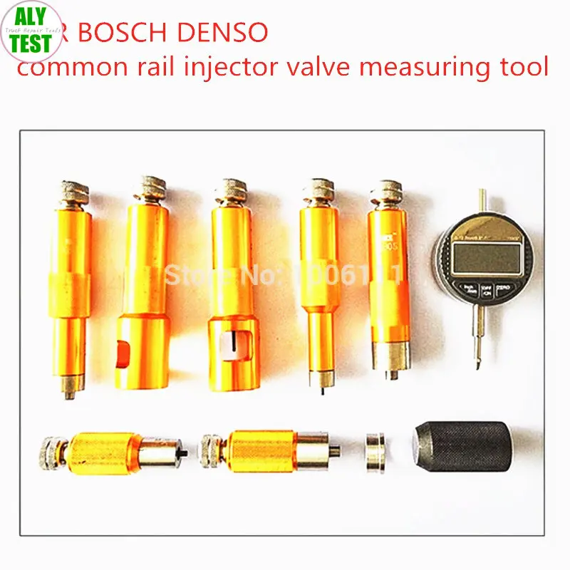

1 шт. для BOSCH DENSO, дизельная форсунка Common Rail, форсунка, арматурный подъемник, оставьте воздушный зазор, наборы инструментов для измерения хода