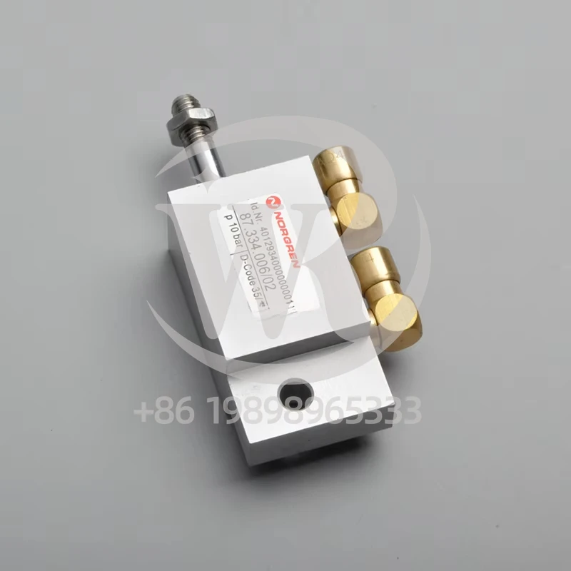 Heidelberg 87.334.006/02 PNEUMATIC CYLINDER D16 H10 DW Heidelberg PRINTING MACHINE PARTS
