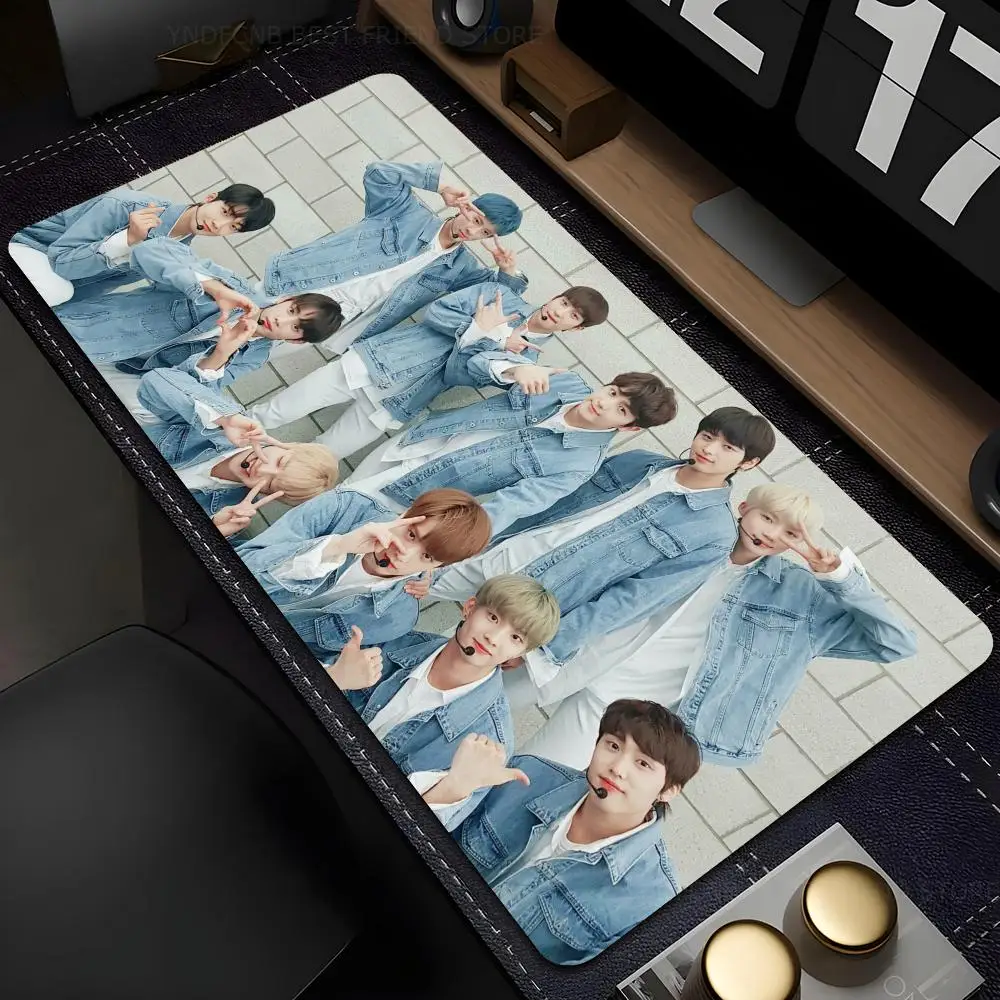 Menino grupo mousepad grande acessórios de jogos de computador mousepads mesa THE B-BOYZ esteiras antiderrapante portátil macio mouse pad