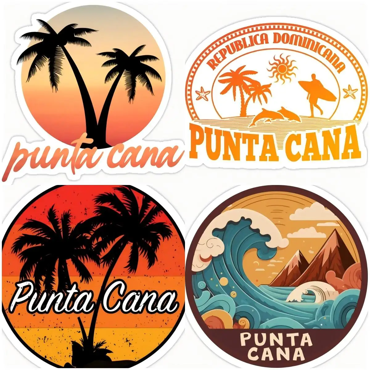 

Dominican Punta Cana Funny Creative Sticker Waterproof Truck Decal DIY Creative Fashion JDM Decor Vinyl Decoration Laptop