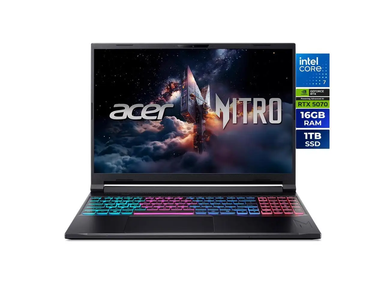 Acer Nitro V 16S | RTX 5070 | Intel i7 | 16" 180Hz | 1TB SSD
