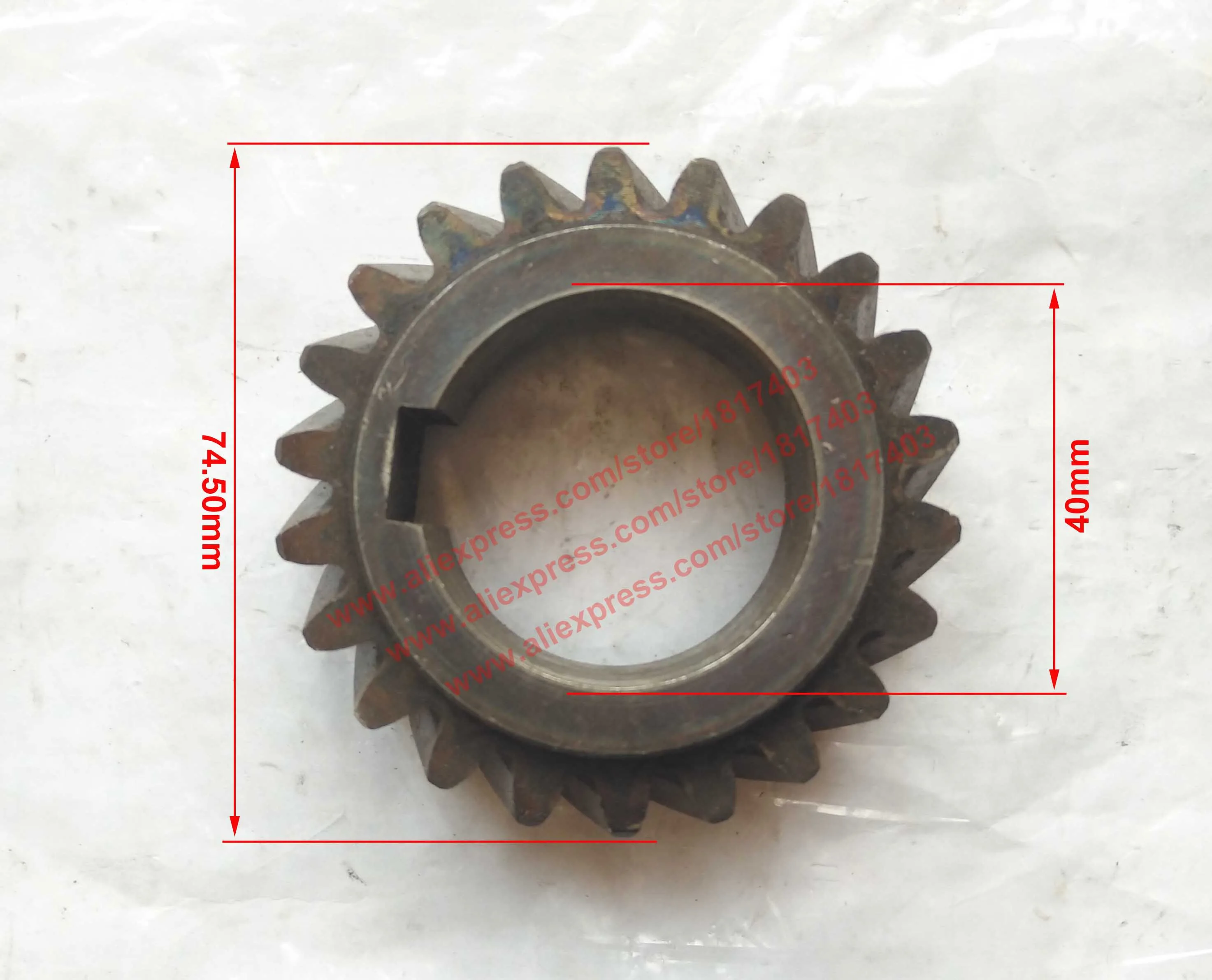 Fujian Lijia 100TY-02406 Liquid Compression Pump Gear, SL2100 / SL2105 / SL3100 / SL3105 / SL4100 / SL4105 Engine Parts