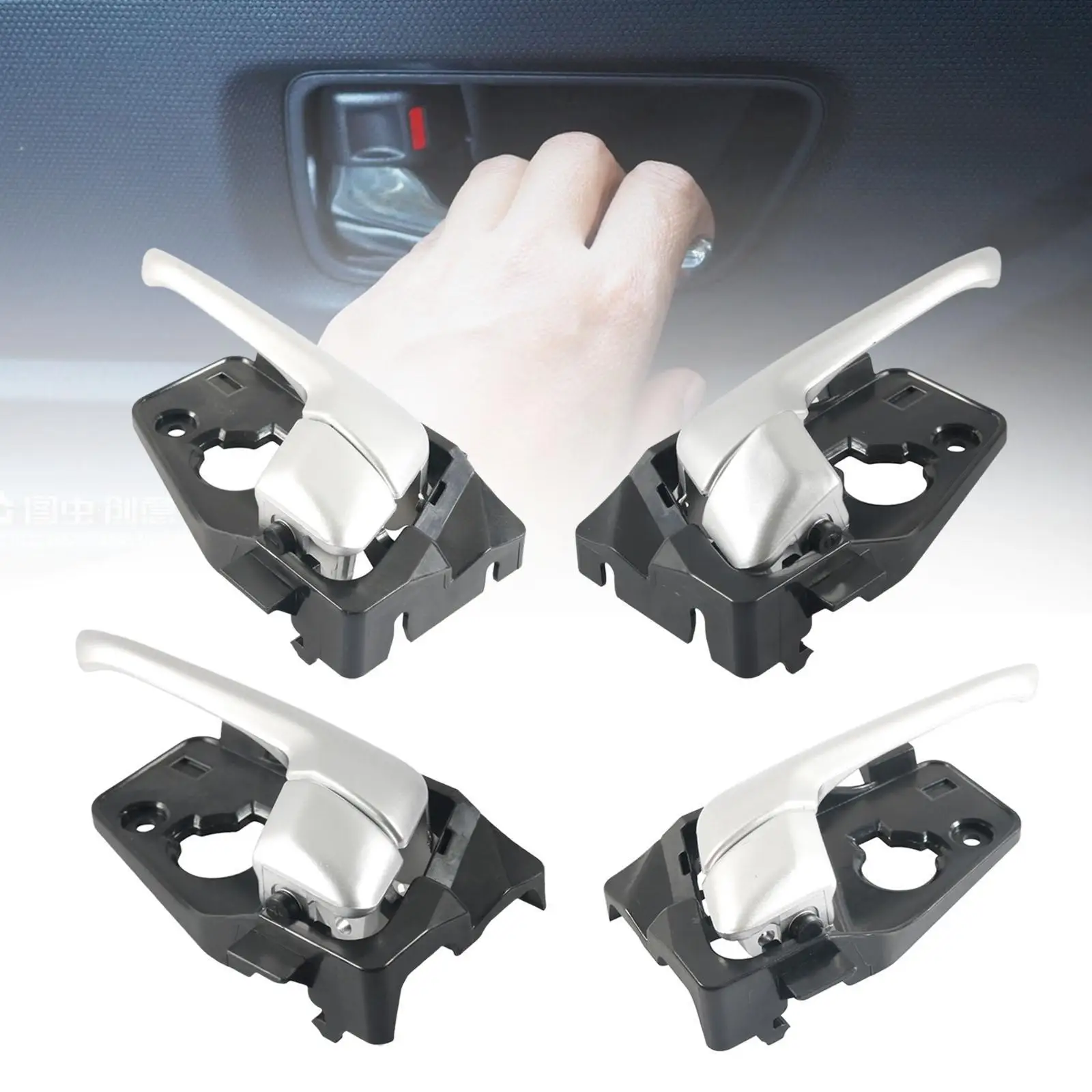 

Внутренняя дверная ручка, прочный ABS, автомобильные аксессуары для автомобиля для Kia Picanto 2011 2016, простая установка, внутренняя часть