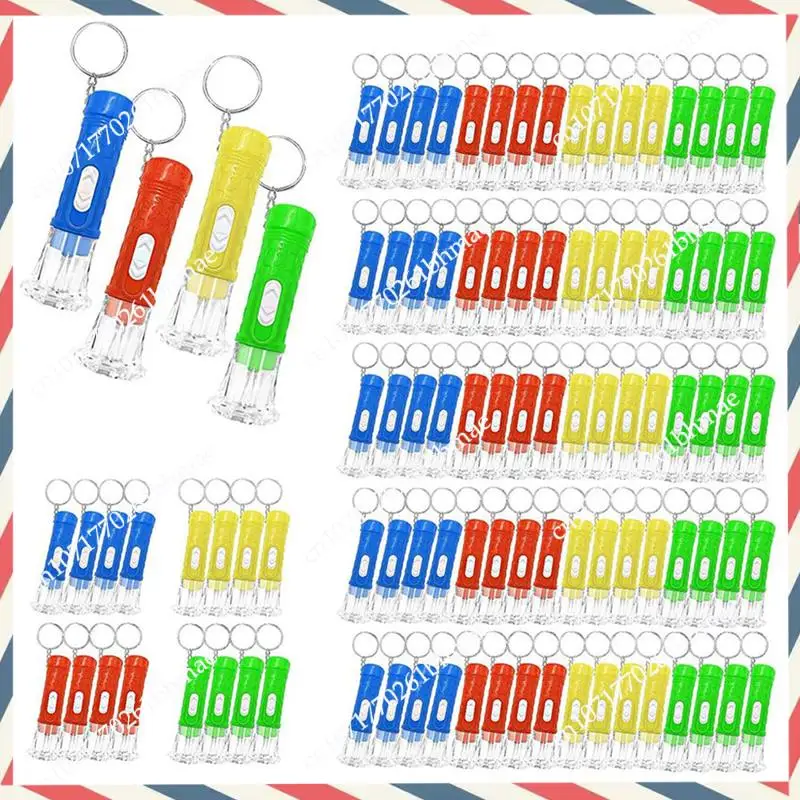 -A21Z 200 個ミニ懐中電灯キーホルダーバルクミニキーホルダー Led 小型懐中電灯子供大人ハイキングキャンプ詰め物ホーム