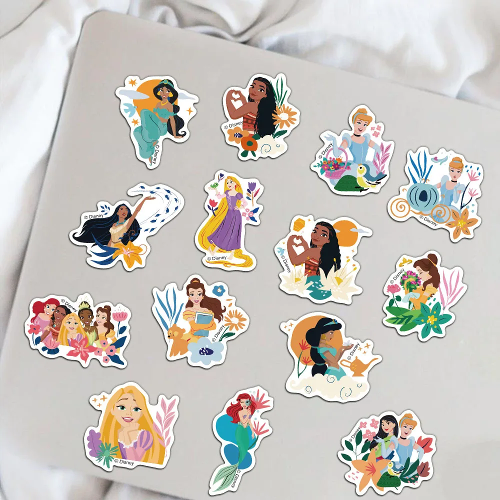 50/200 قطعة ملصقات الأميرة الكرتون لطيف الشارات DIY بها بنفسك مذكرات الكمبيوتر المحمول الأمتعة سكيت الكتابة على الجدران الشارات لعبة طفل هدايا عيد الميلاد