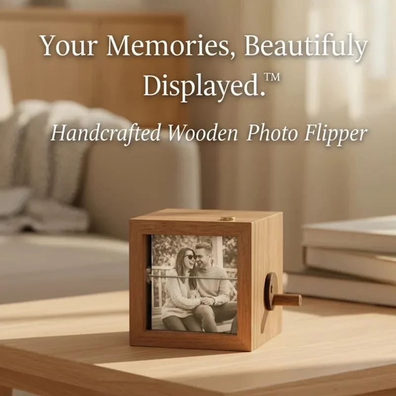 

Wedding DIY Hand Cranked Glow Photo Flip Book Machine 8/16 Picture Motion Album Graduation Season Birthday Party Creative Gift