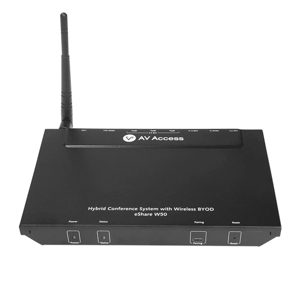 

AV Access 4K Wireless Presentation System w/BYOD&USB 3.0 for Hybrid Conference Supports Wired&Wireless connection(eShare W50 )