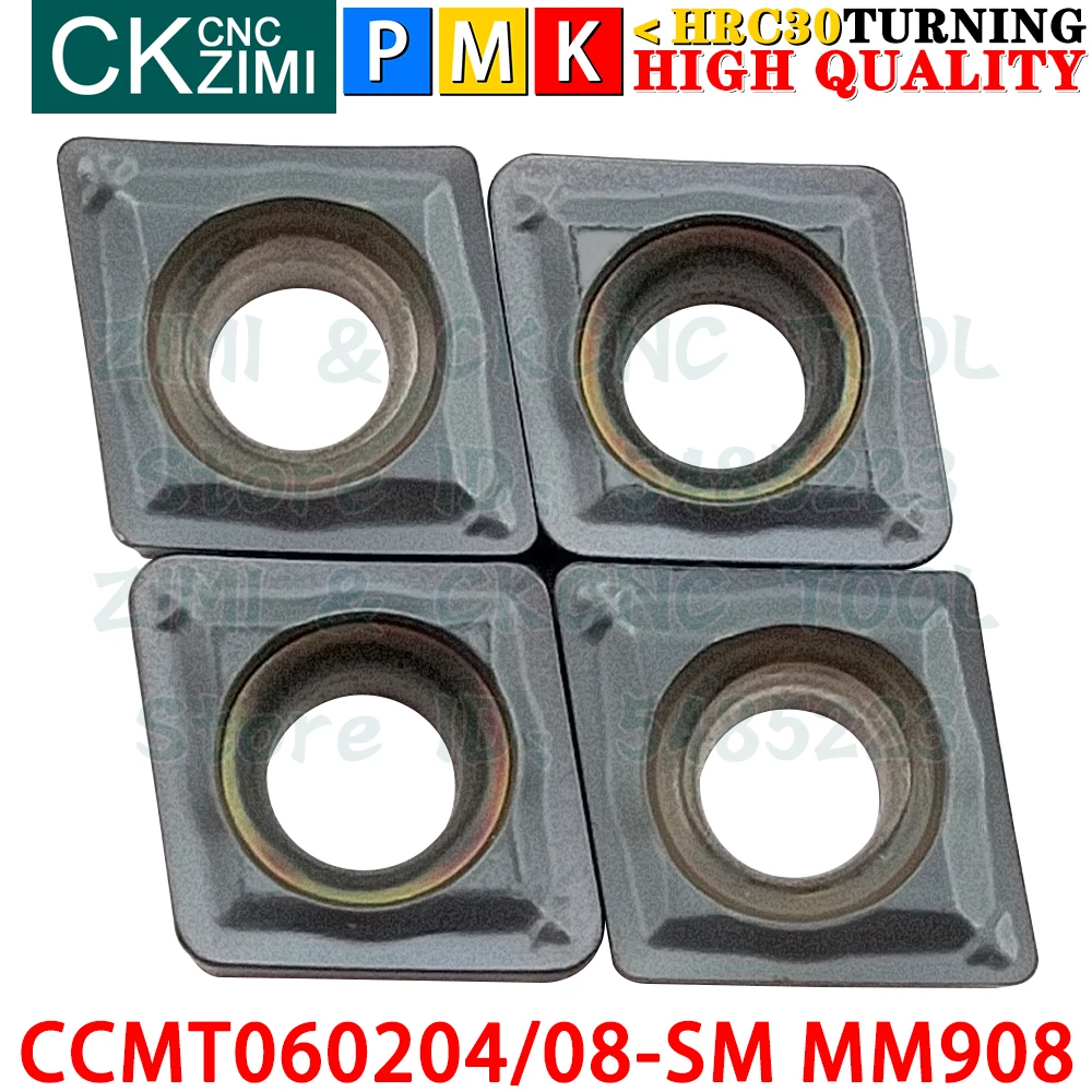 

CCMT060204-SM MM907 CCMT060208-SM MM907 CCMT 0602 CCMT0602 Карбид Вставки Внешний внутренний Инструменты для токарных пластин КМТ ЧПУ Металлический токарный станок Резак Инструмент